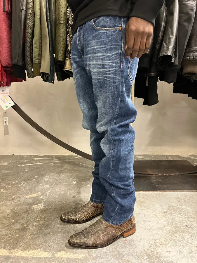 Raf Simons Faded Blue Denim Jeans WYpQKhy 2