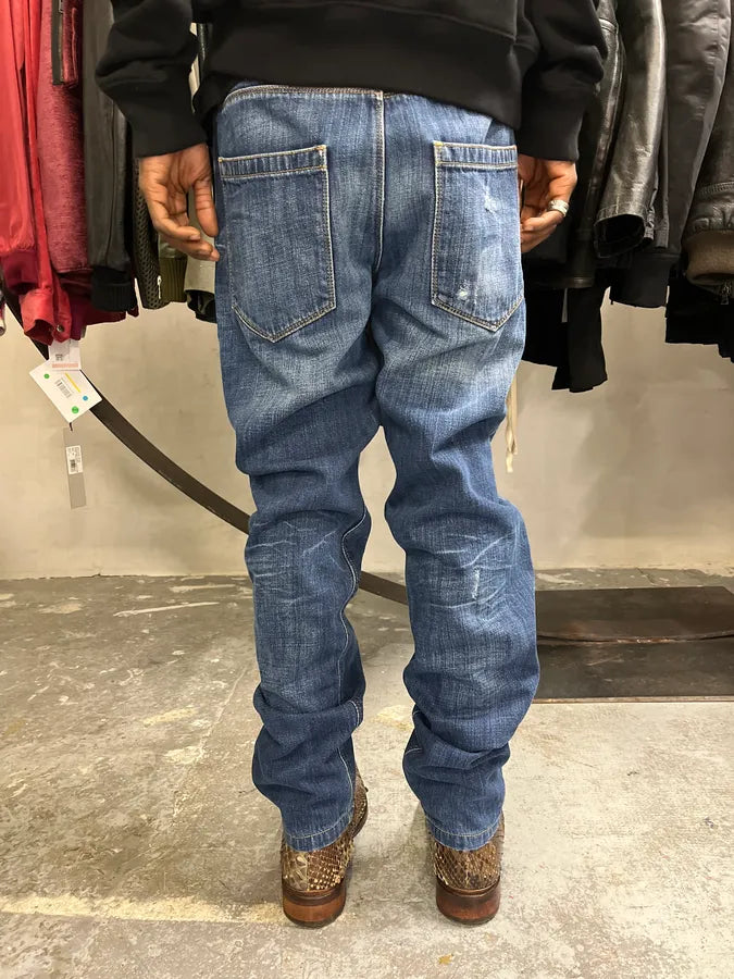 Raf Simons Faded Blue Denim Jeans WYpQKhy 3