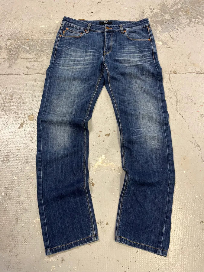 Raf Simons Faded Blue Denim Jeans WYpQKhy 4
