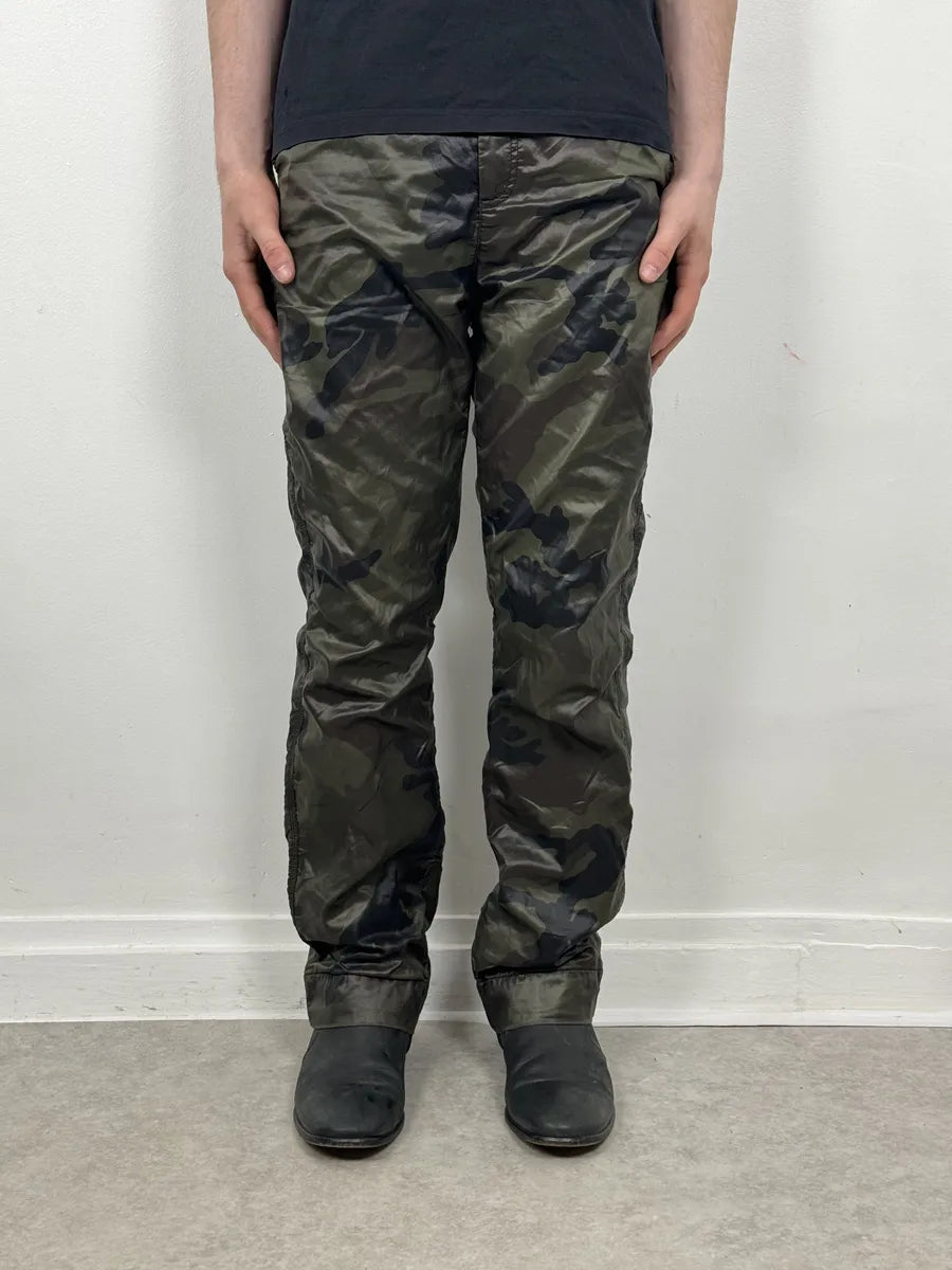 Raf Simons Military Green Camo Cargo Pants NRezlXR 0