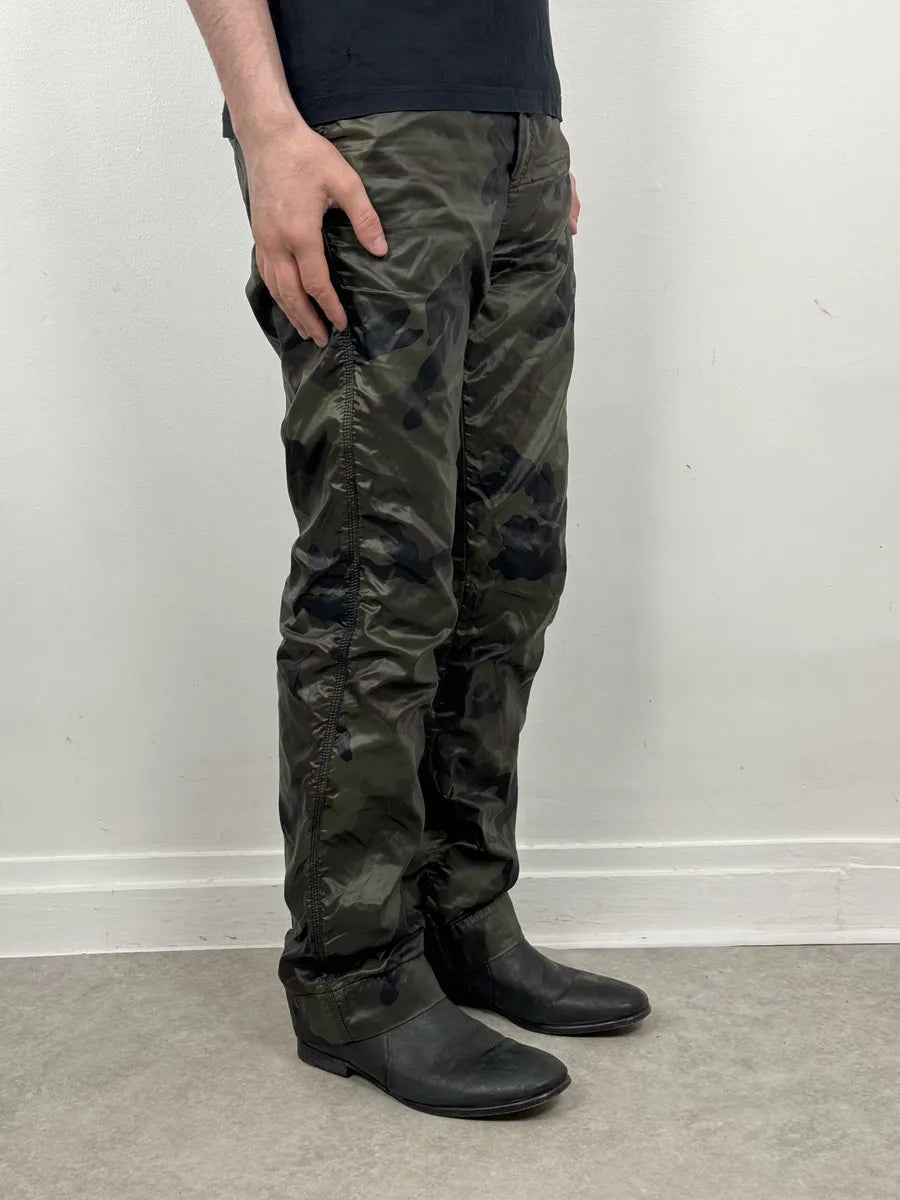 Raf Simons Military Green Camo Cargo Pants NRezlXR 1