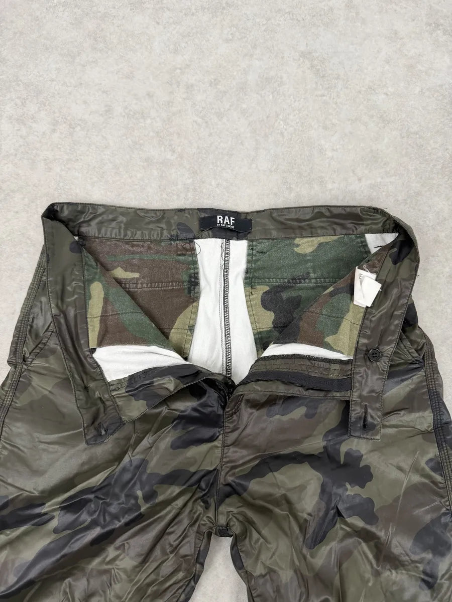 Raf Simons Military Green Camo Cargo Pants NRezlXR 6