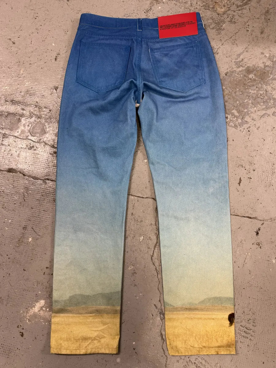 Raf Simons x Calvin Klein EST 1978 Blue Cowboy Jeans (M/L) vZxfdAq 1