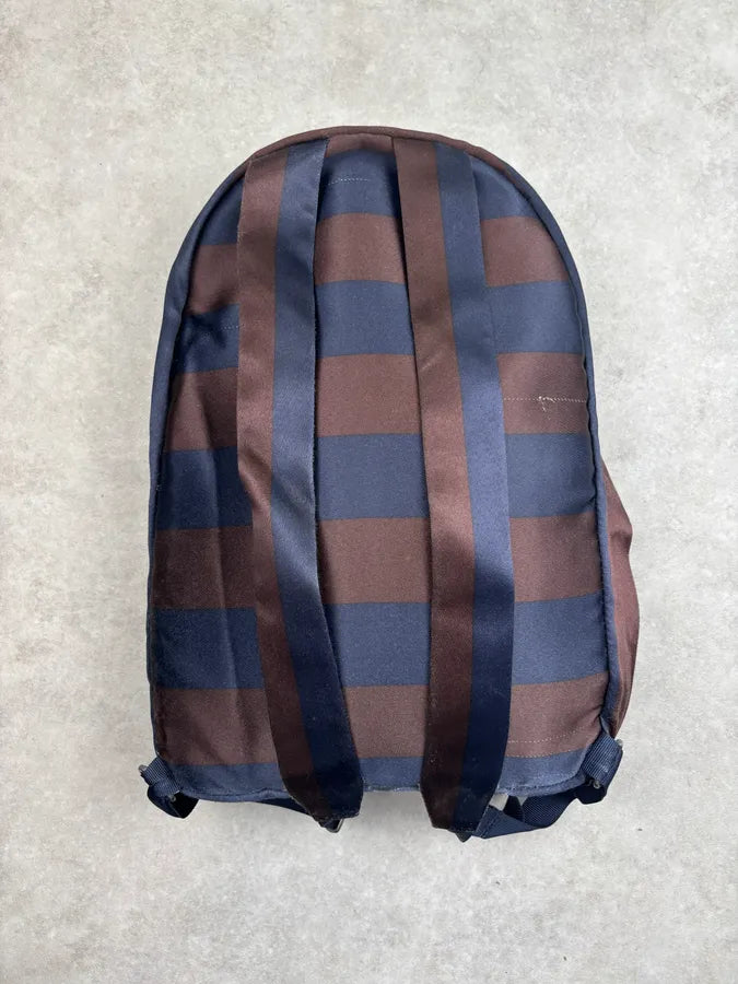 Raf Simons Eastpak Burgundy Navy Nylon Striped Backpack weIZgkD 8