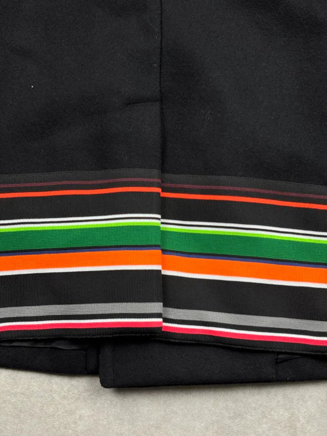 AW2014 Raf Simons Sterling Ruby Black Color Band Officer Buttoned Coat aRfhDKY 10
