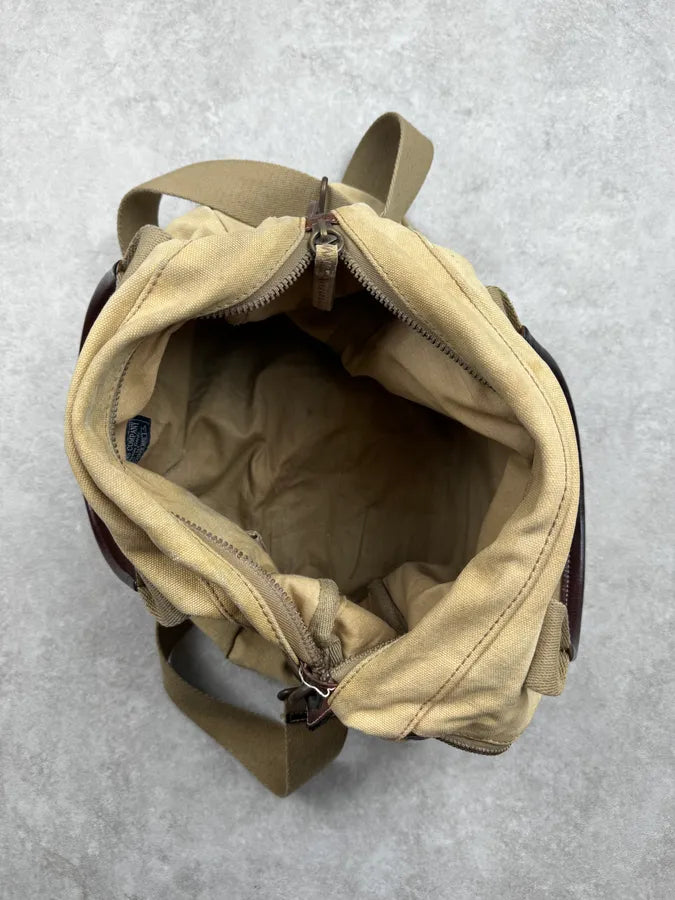 Ralph Lauren Beige American Flag Patch Shoulder Bag JeTYEzm 10