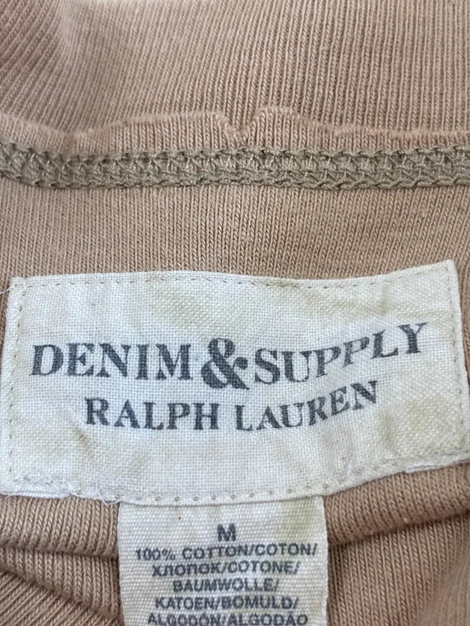 2010s Ralph Lauren Beige Native American Indian Henley Longsleeve JwREooL 7