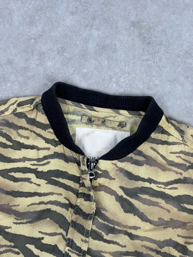 2010s Ralph Lauren Beige Zebra Print Bomber Jacket VGfEphW 3