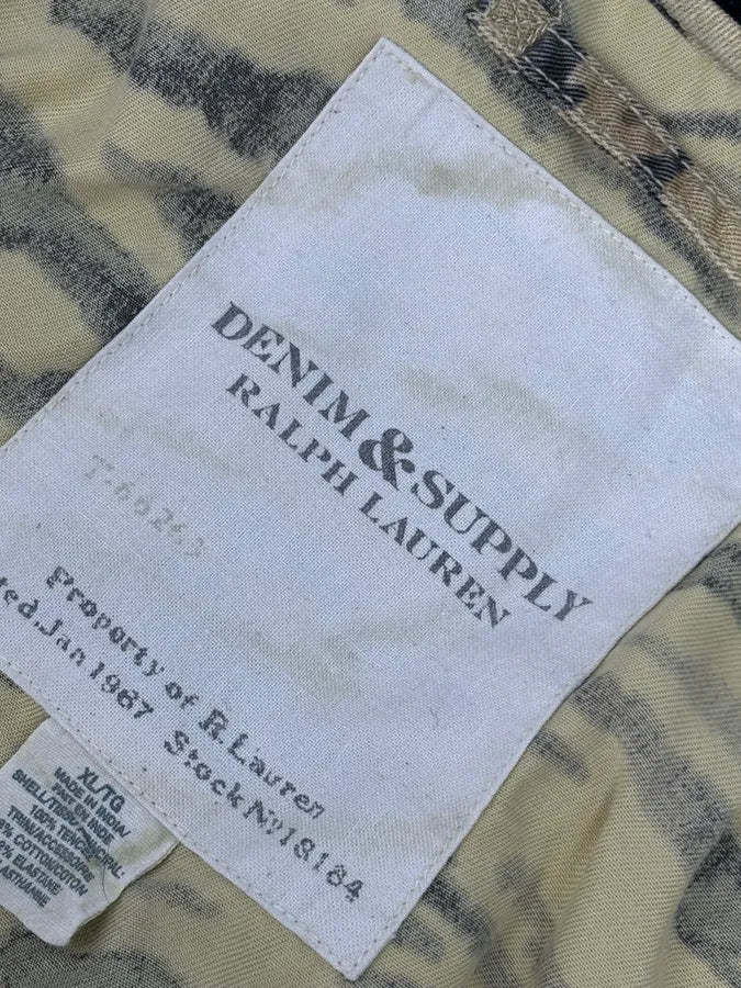 2010s Ralph Lauren Beige Zebra Print Bomber Jacket VGfEphW 9