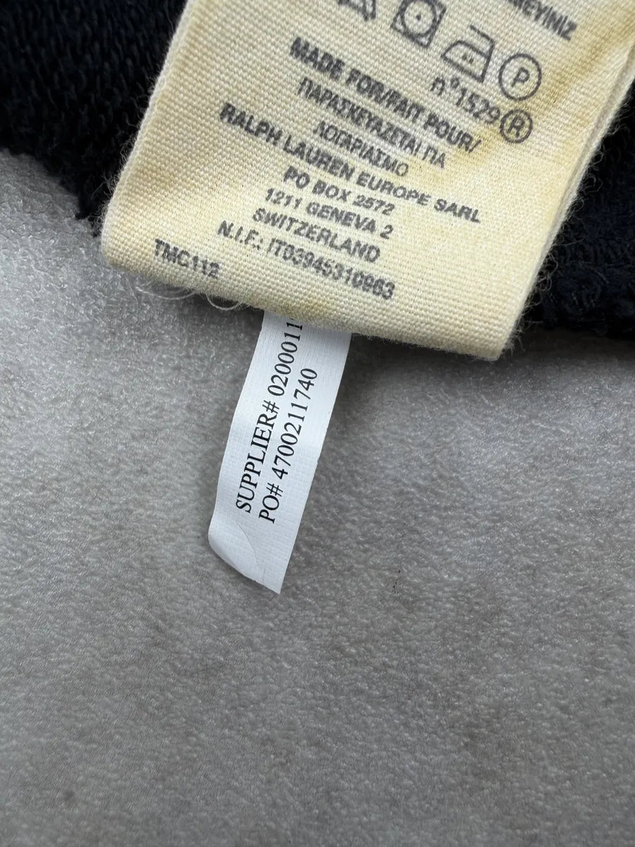 Ralph Lauren Black Cotton Double-Breasted Military Blazer ahOjYXh 10