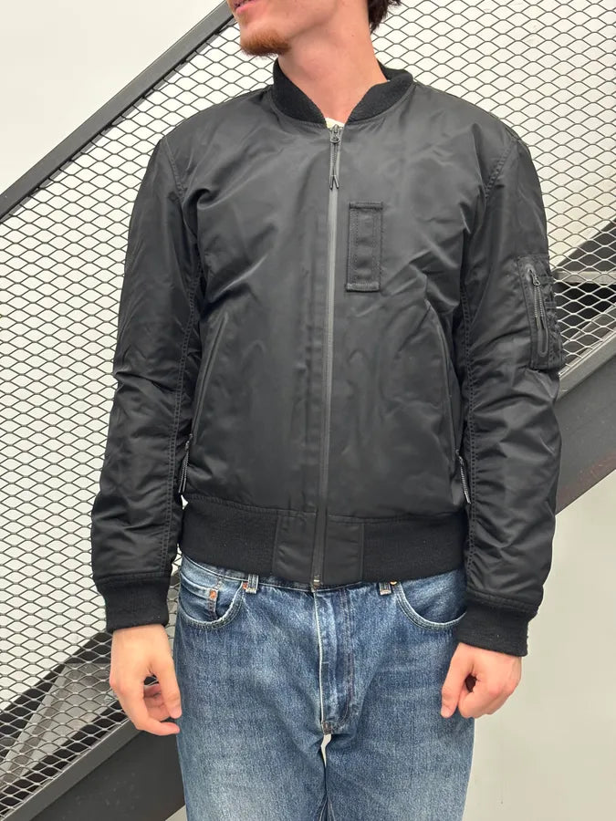 Ralph Lauren Black Nylon Multi-Pocket Bomber Jacket YcITVSD 1