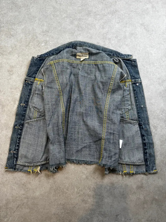 2010s Ralph Lauren Blue America Flag Denim Vest pCiZTGq 6