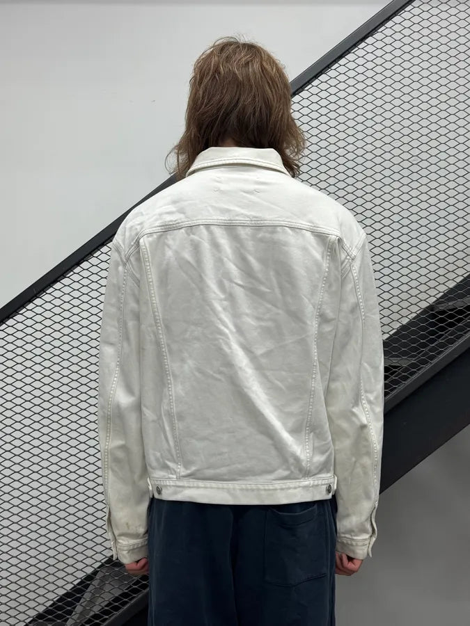 SS2023 Maison Margiela White Signature Denim Jacket TqqrZQg 1