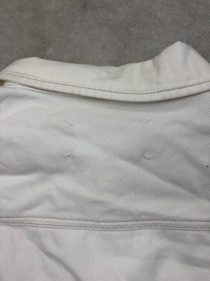 SS2023 Maison Margiela White Signature Denim Jacket TqqrZQg 5