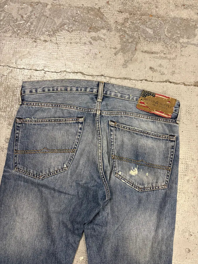 Ralph Lauren Blue Slim Denim Jeans tmrsNbA 6