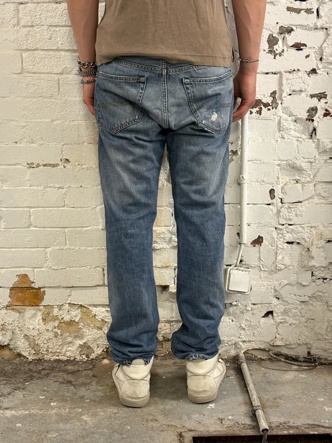 Ralph Lauren Blue Slim Denim Jeans tmrsNbA 3