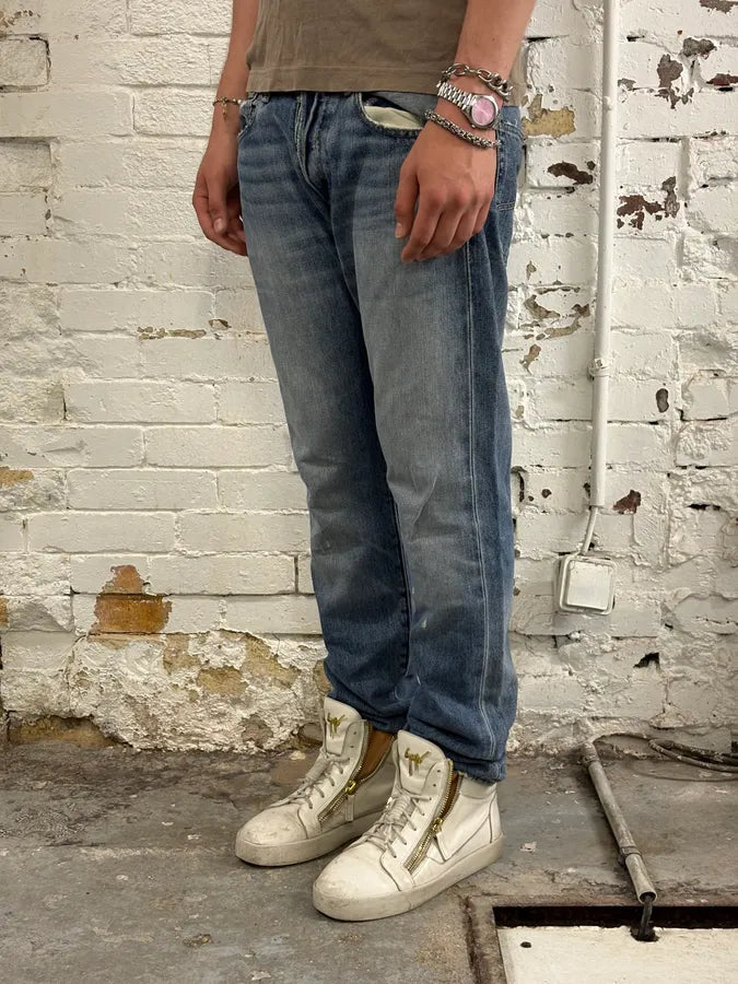 Ralph Lauren Blue Slim Denim Jeans tmrsNbA 2