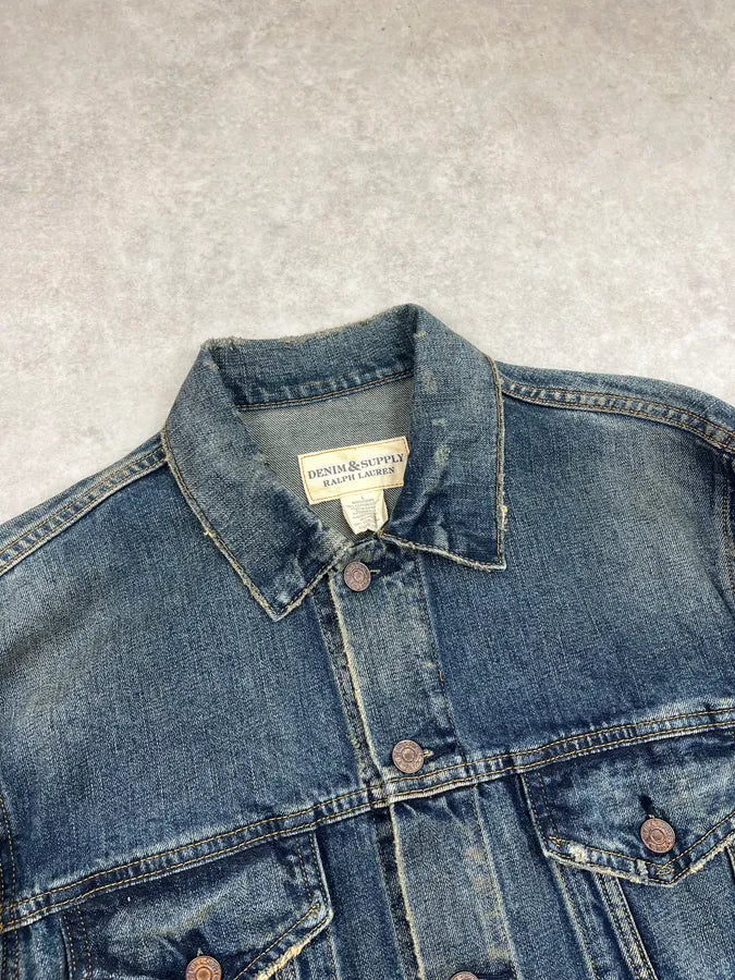 2010s Ralph Lauren Blue US Eagle Denim Jacket VulAgUt 7