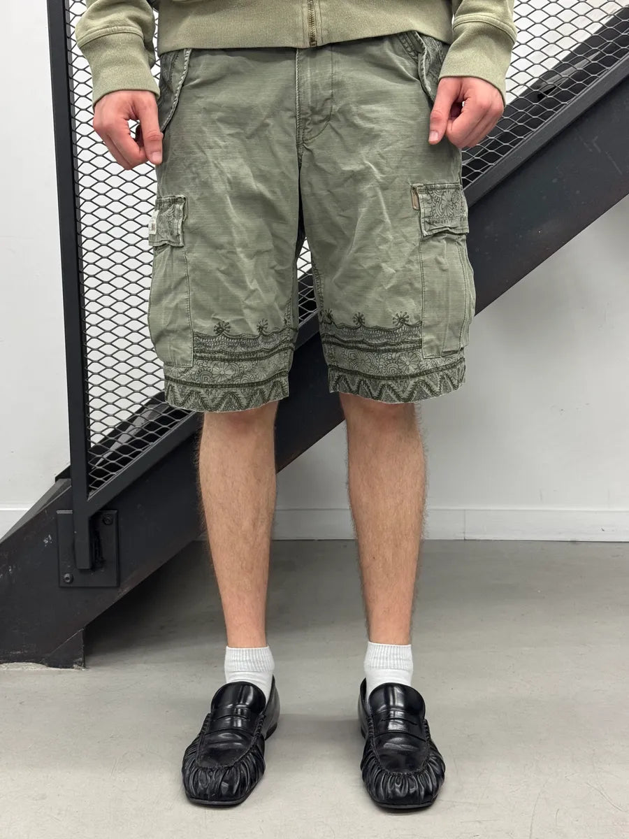 Ralph Lauren Cargo Ornamented Khaki Shorts rUjMmon 1