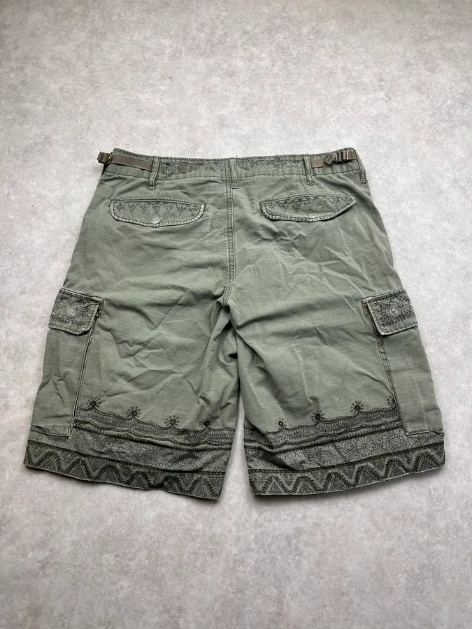Ralph Lauren Cargo Ornamented Khaki Shorts rUjMmon 6