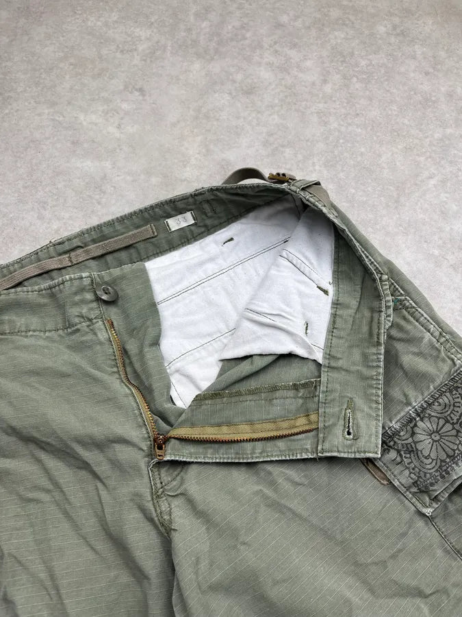 Ralph Lauren Cargo Ornamented Khaki Shorts rUjMmon 8
