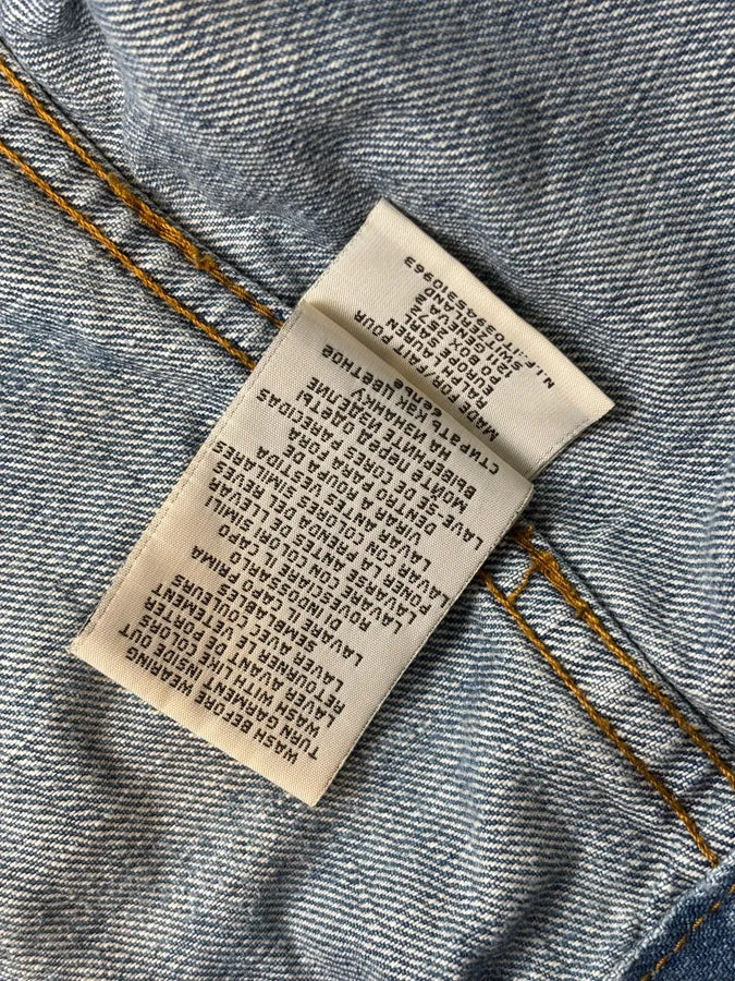 2010s Ralph Lauren Blue American Flag Denim Jacket bNjmwXZ 10