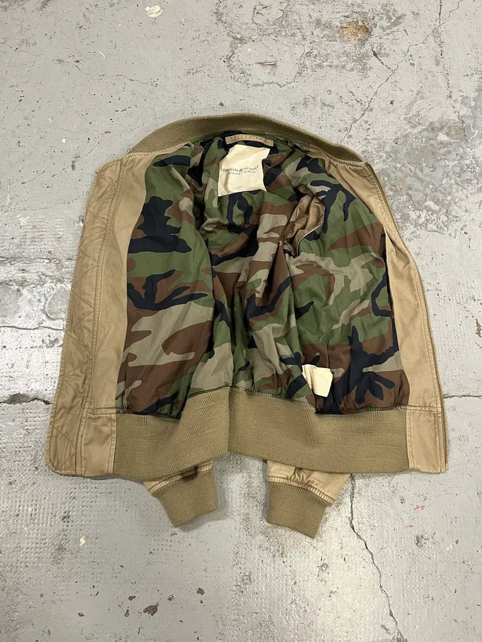 Ralph Lauren Denim & Supply Beige USA Bomber Jacket aJSQYob 7