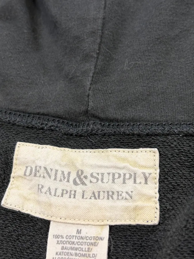 2010s Ralph Lauren Dark Green American Flag Zip-up Hoodie mUKfKWC 7