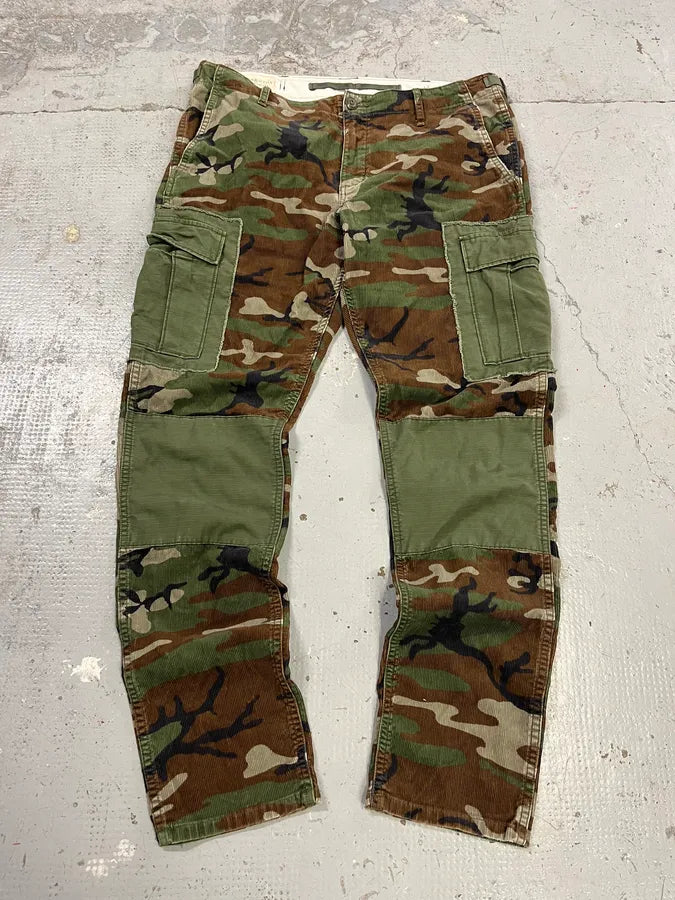 Ralph Lauren Denim & Supply Corduroy Camo Cargo Pants sDFdzJR 0