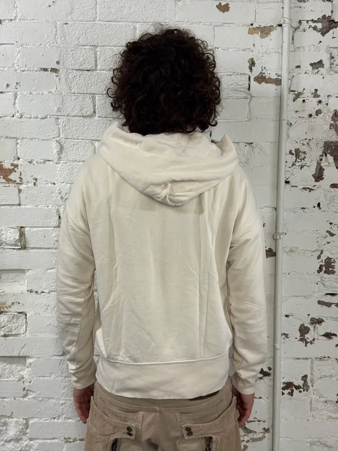 Ralph Lauren Denim & Supply Cream Embroidered US Flag Hoodie DHPgzsh 2