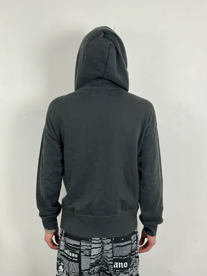 Ralph Lauren Denim & Supply Destroyed USA Flag Black Hoodie aOUsXna 2
