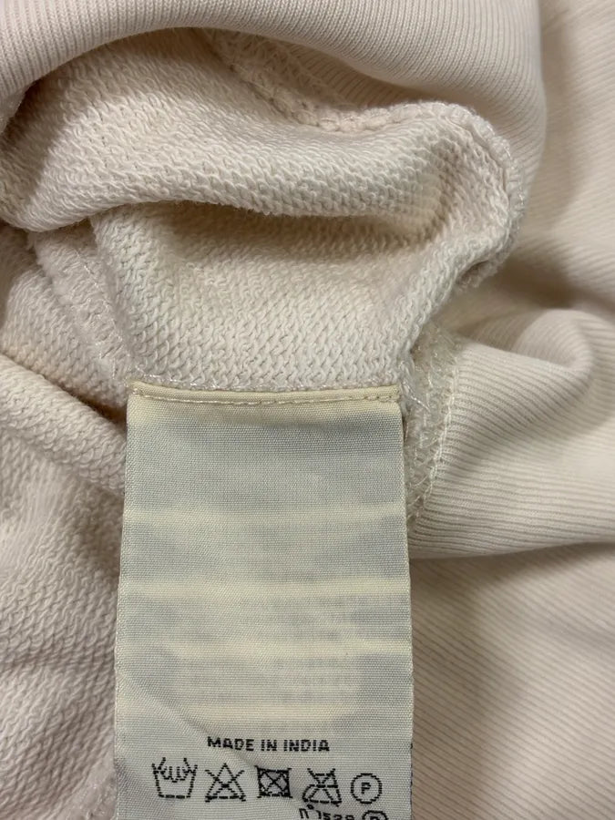 Ralph Lauren Denim & Supply Destroyed USA Flag Cream Hoodie eHZParH 9