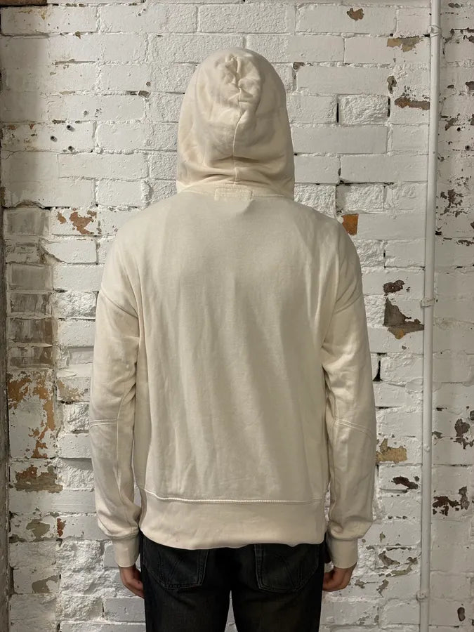 Ralph Lauren Denim & Supply Destroyed USA Flag Cream Hoodie eHZParH 2