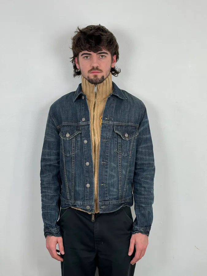 Ralph Lauren Denim & Supply Faded Blue Denim Trucker Jacket rdAvdvz 3