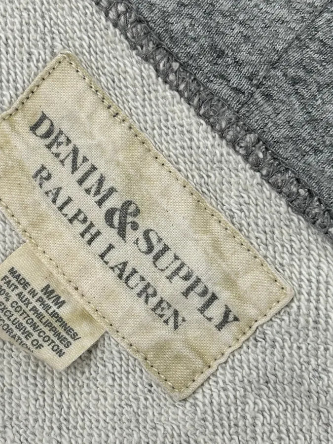 Ralph Lauren Denim & Supply Grey American Flag Zip-up Hoodie YEQWGqF 9