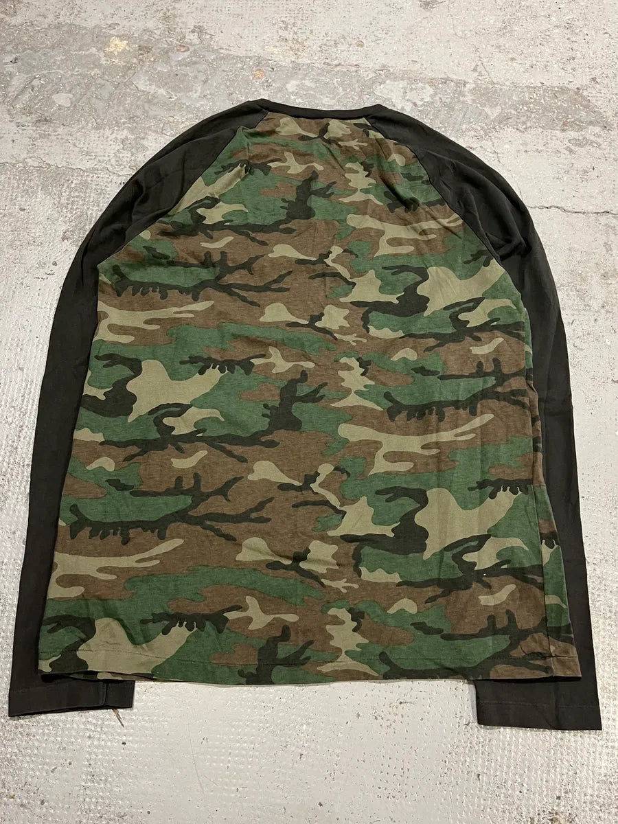 Ralph Lauren Denim & Supply Khaki Camo Indian Skull Graphic Longsleeve uHhlQFG 6