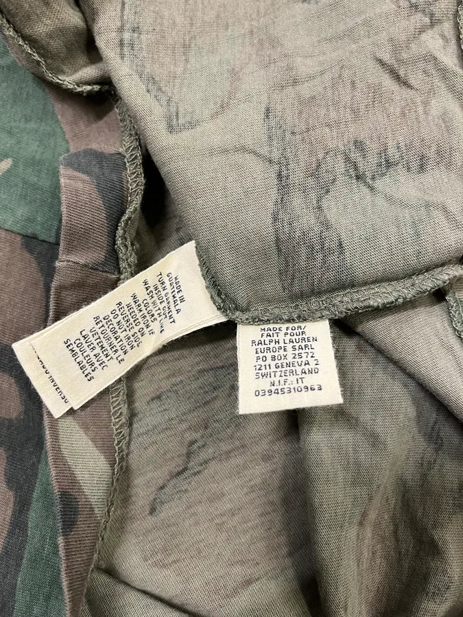 Ralph Lauren Denim & Supply Khaki Camo Indian Skull Graphic Longsleeve uHhlQFG 8