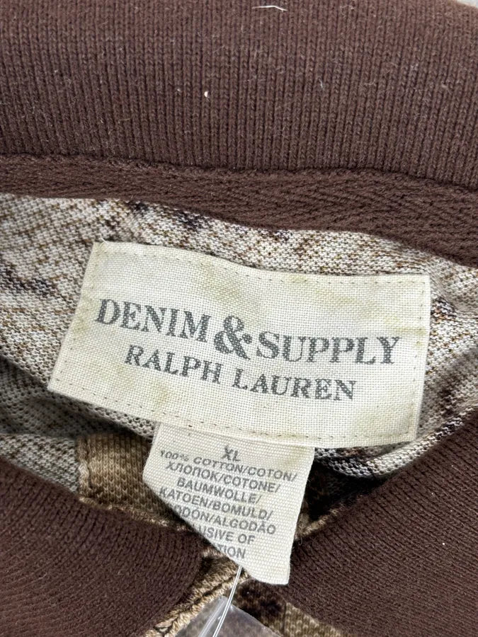 2010s Ralph Lauren Denim & Supply Khaki Snake Effect Polo itnKTpv 9