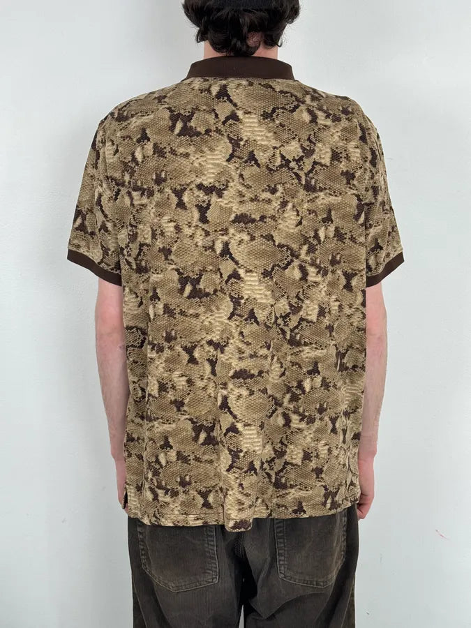 2010s Ralph Lauren Denim & Supply Khaki Snake Effect Polo itnKTpv 2