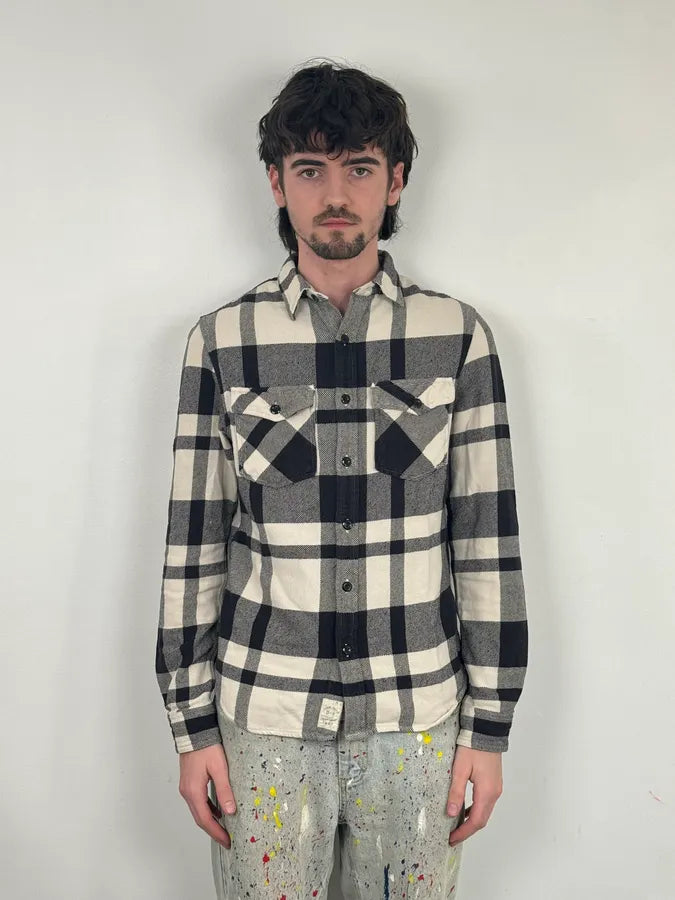 Ralph Lauren Denim & Supply Tartan Black & White Shirt aluaswG 1