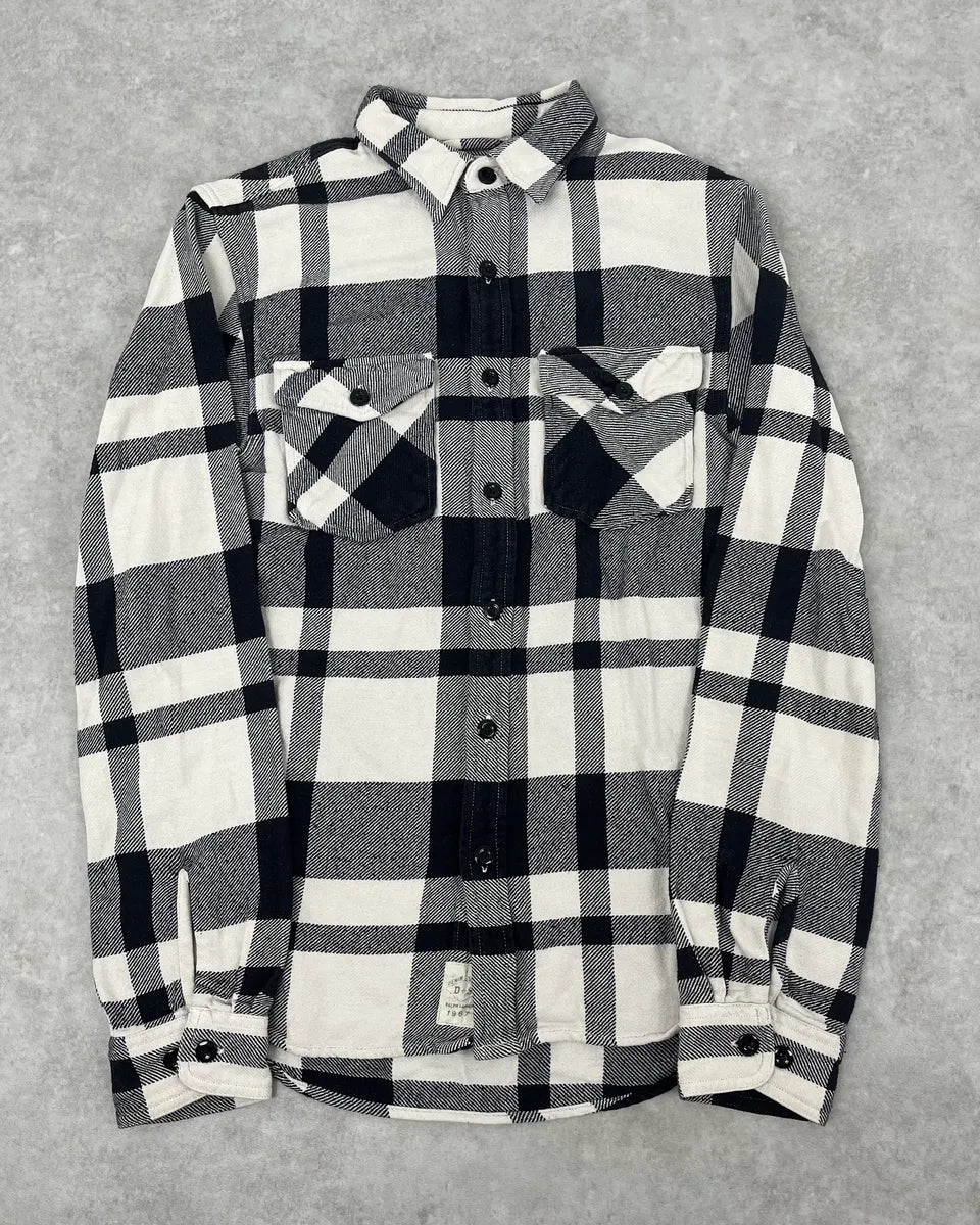 Ralph Lauren Denim & Supply Tartan Black & White Shirt aluaswG 0
