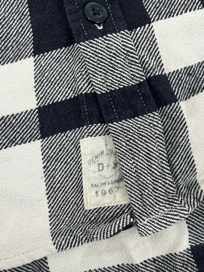 Ralph Lauren Denim & Supply Tartan Black & White Shirt aluaswG 9