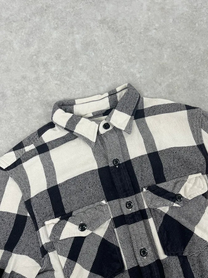 Ralph Lauren Denim & Supply Tartan Black & White Shirt aluaswG 4