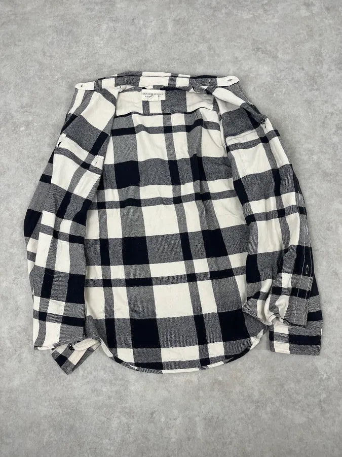 Ralph Lauren Denim & Supply Tartan Black & White Shirt aluaswG 7