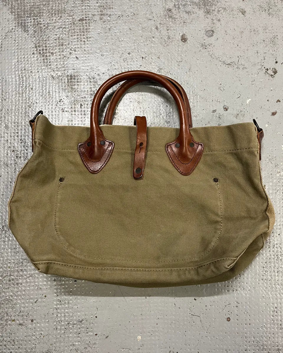 Ralph Lauren Denim & Supply vintage USA Flag Khaki Tote Bag xDYZAak 6