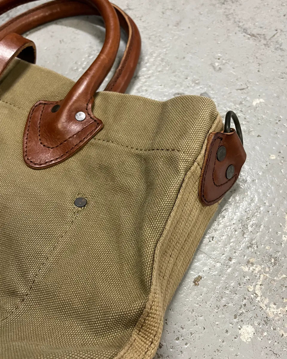 Ralph Lauren Denim & Supply vintage USA Flag Khaki Tote Bag xDYZAak 7