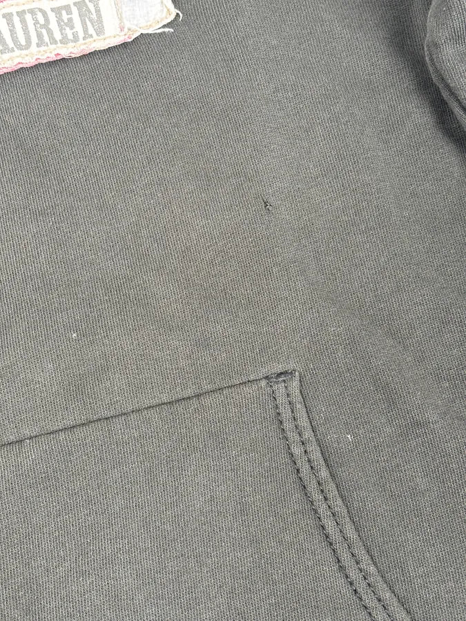 2010s Ralph Lauren Distressed Army USA Flag Hoodie  UDwqSiU 7