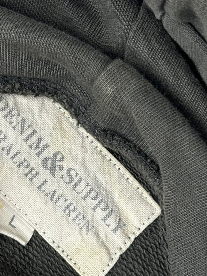 2010s Ralph Lauren Distressed Army USA Flag Hoodie  UDwqSiU 8