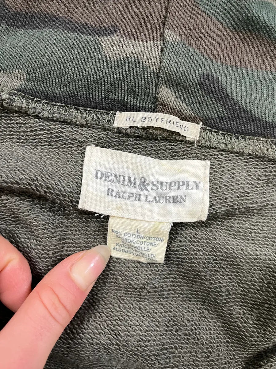 Ralph Lauren Denim USA Flag Camo Hoodie OsrgBLB 8