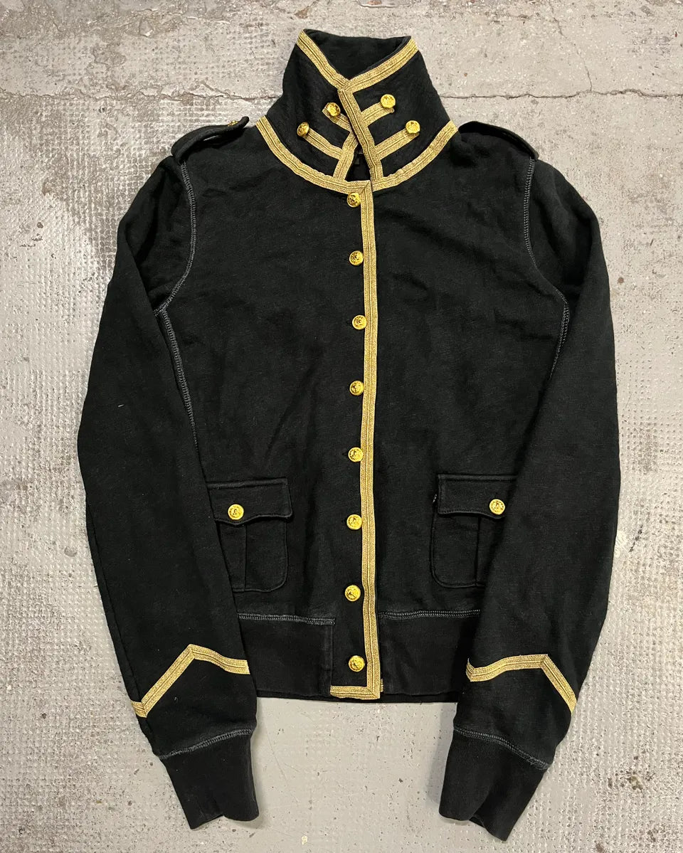 Ralph Lauren Gold Buttons Black Officer Jacket  erXgaPY 0